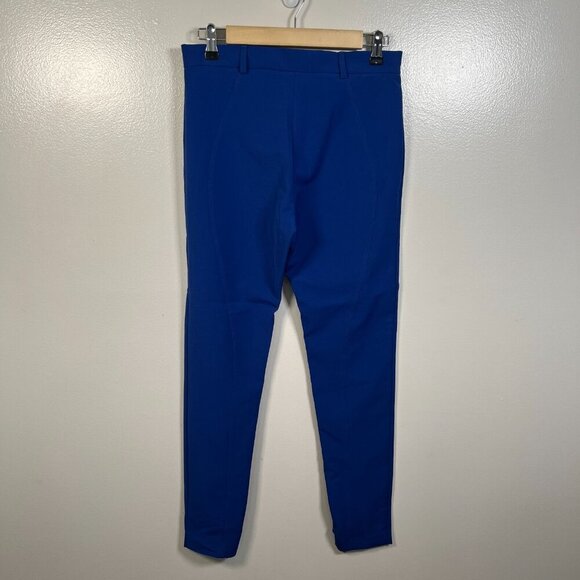 Sandro Paris Ankle Zip Pants Size 40 US 8 Cobalt Blue Skinny Work Career Office - Picture 2 of 9